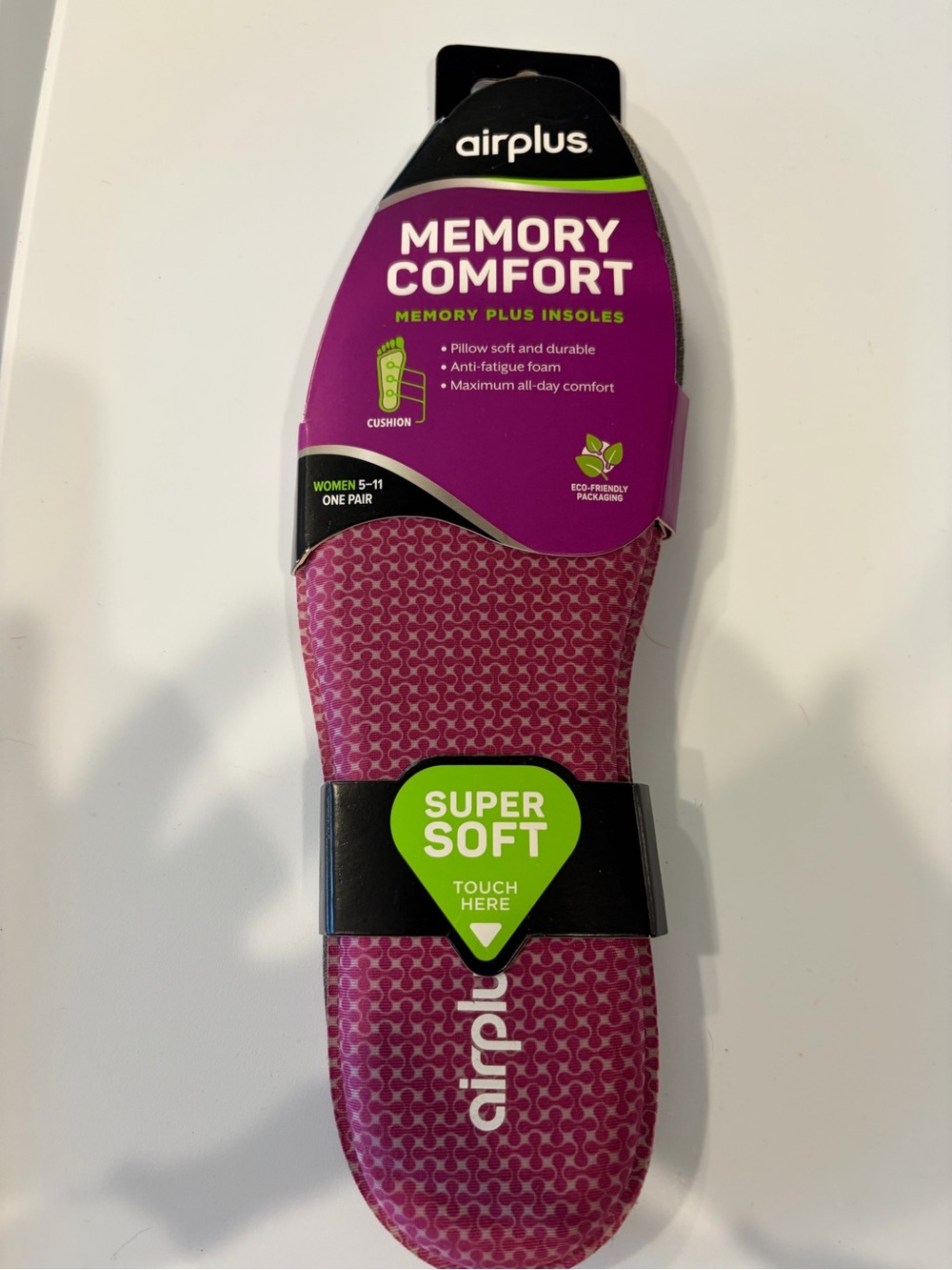 airplus Memory Comfort Women's Insoles - Purple